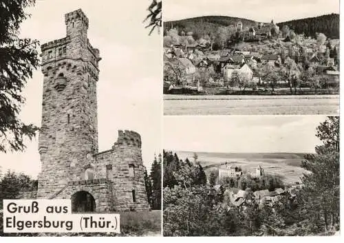 Ansichtskarte Elgersburg - Thüringen  - gelaufen 1966