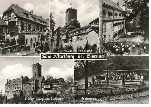 Ansichtskarte Die Wartburg bei Eisenach (Thür.) - nicht gelaufen