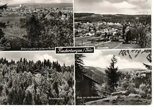 Ansichtskarte Finsterbergen Thür. Wald - gelaufen 1979