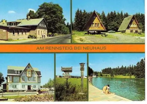 Ansichtskarte Neuhaus am Rennweg - nicht gelaufen 