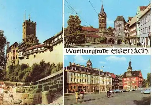 Ansichtskarte Wartburgstadt Eisenach - gelaufen 1978