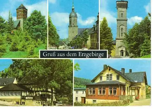 Ansichtskarte Erzgebirge - nicht gelaufen 