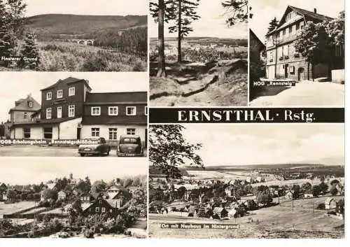 Ansichtskarte Ernstthal am Rennsteig - gelaufen 1970