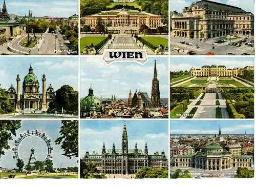Ansichtskarte Wien - nicht gelaufen