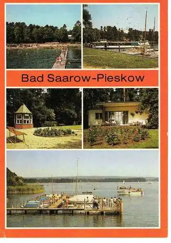 Ansichtskarte Bad Saarow-Pieskow (Kr. Fürstenwalde)  - gelaufen 
