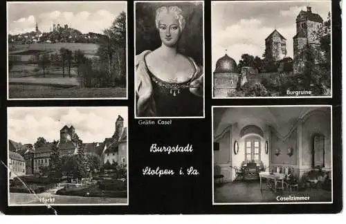 Ansichtskarte Burg Stolpen i. Sa. - nicht gelaufen