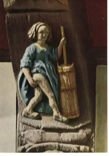 Ansichtskarte Goslar / Harz - Butterhanne, Relief am Brusttuch - nicht gelaufen