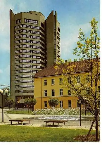 Ansichtskarte Göttingen - Neues Rathaus - gelaufen