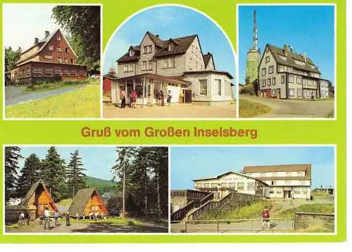 Ansichtskarte Großer Inselsberg / Thür. Wald - nicht gelaufen 