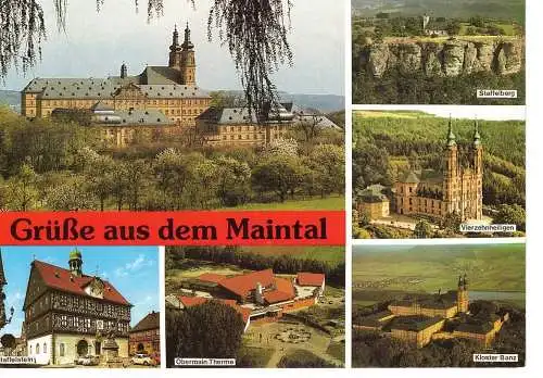 Ansichtskarte Maintal - Kloster Banz - nicht gelaufen