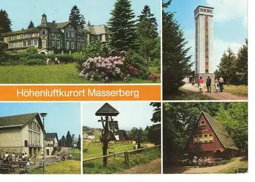 Ansichtskarte Höhenluftkurort Masserberg - gelaufen 2002