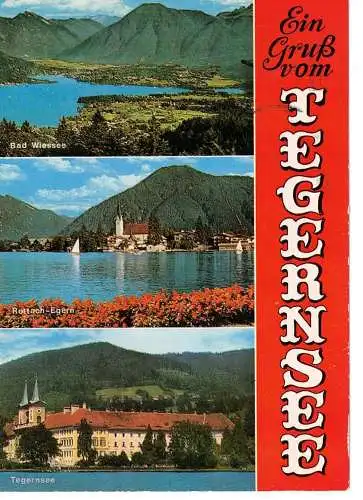 Ansichtskarte Tegernsee - gelaufen 1983