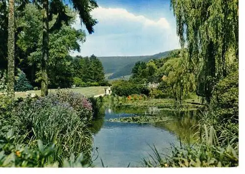 Ansichtskarte Bad Pyrmont - Deutschlands schönster Kurpark - Malerwinkel - nicht gelaufen