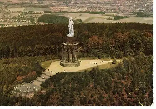 Ansichtskarte Hermannsdenkmal im Teutoburger Wald - gelaufen 1963