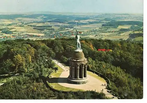 Ansichtskarte Hermannsdenkmal im Teutoburger Wald b. Detmold - gelaufen 