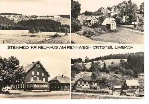 Ansichtskarte Steinheid - Kr. Neuhaus am Rennweg - Ortsteil Limbach - nicht gelaufen