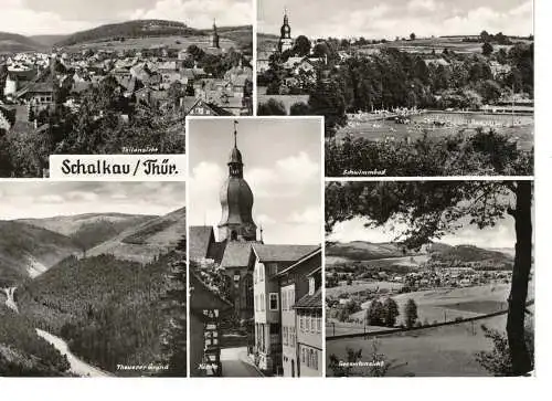 Ansichtskarte Schalkau / Thüringen - gelaufen 1979