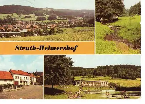 Ansichtskarte Struth-Helmershof (Kr. Schmalkalden) - gelaufen 1989