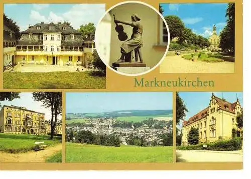 Ansichtskarte Markneukirchen (Kr. Klingenthal) - gelaufen 