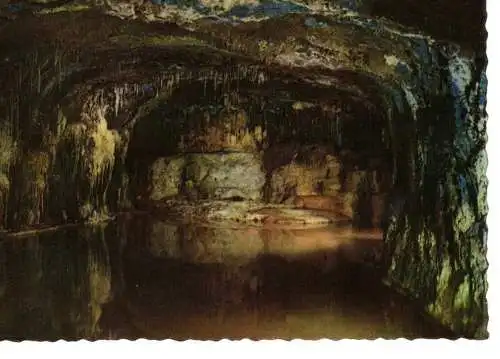 Ansichtskarte Saalfeld (Saale) - Feengrotten, mittlere Quellgrotte - nicht gelaufen