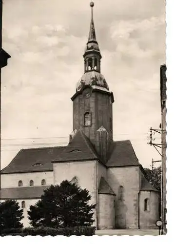 Ansichtskarte Bad Lausick - Romanische St. Kilianskirche - gelaufen