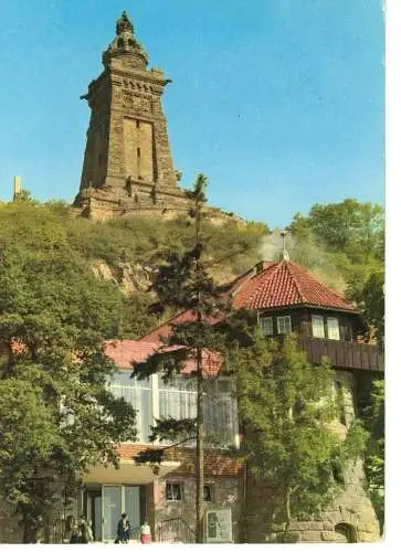 Ansichtskarte Kyffhäuser - Denkmal mit HOG "Burghof" - gelaufen 1979