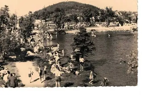 Ansichtskarte Bergstadt Altenberg / Erzgebirge - Blick vom Galgenteich zum Gelsingberg - nicht gelaufen