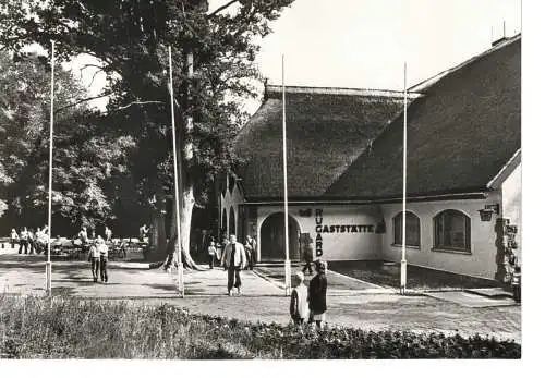 Ansichtskarte Bergen (Rügen) - Rugard-Gaststätte - nicht gelaufen 