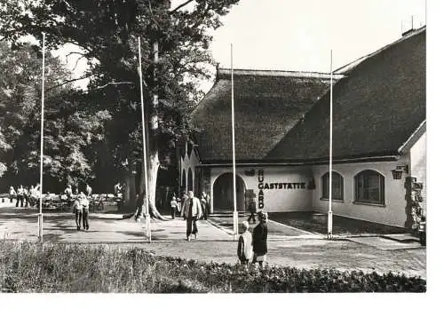 Ansichtskarte Bergen (Rügen) - Rugard-Gaststätte - nicht gelaufen 