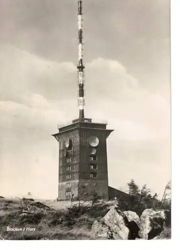 Ansichtskarte Brocken - gelaufen 1960