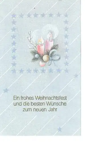 Weihnachtsklappkarte - Weihnachtskalender - beschrieben