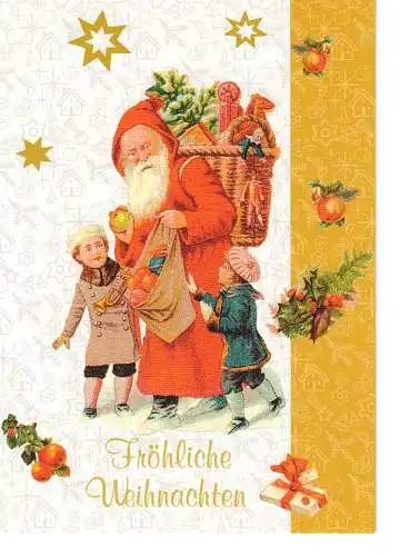 Weihnachtsklappkarte - Weihnachtskalender - beschrieben