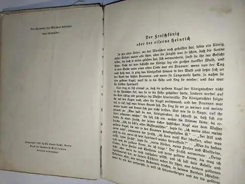 Märchen der Brüder Grimm - Buch von 1937