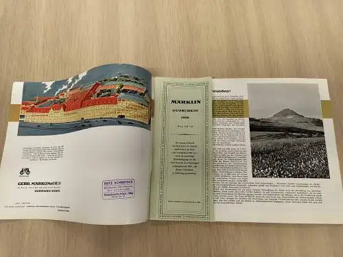 MÄRKLIN Jubiläums Katalog von 1959 -  1859 bis 1959 100 Jahre