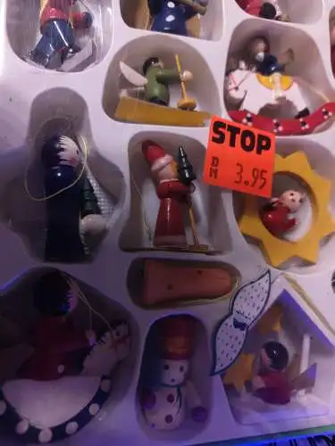 Handbemalter Weihnachtsschmuck - Vintage - Neu und OVP