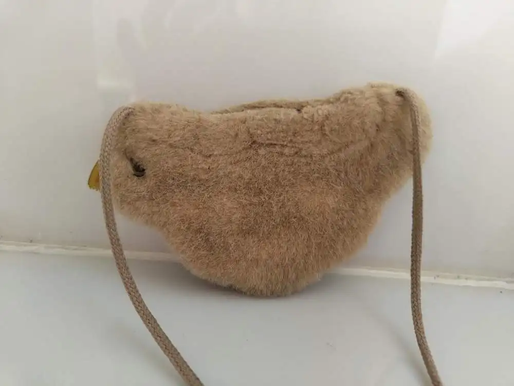 Steiff Plüschtier Teddykopf Kinder Geldbörse 1980er Jahre - 500050 1