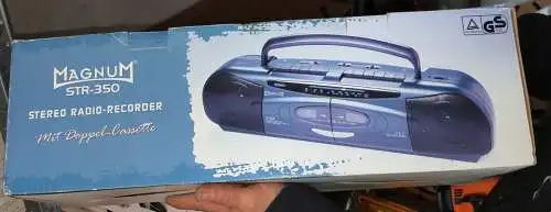 Magnum STR-350 Stereo Radio Recorder NEU und OVP