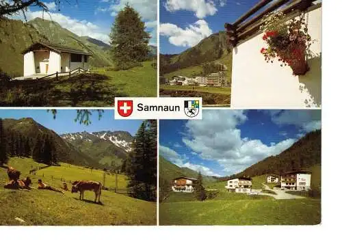 AnsichtskarteSamnaun - gelaufen  1973