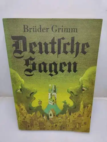 Buch, Brüder Grimm, Deutsche Sagen, Rütten & Loening DDR Erstausgabe 1983