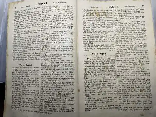 Antike Bibel von 1896