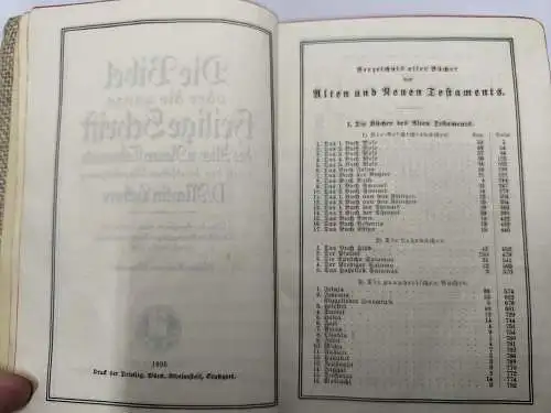 Antike Bibel von 1935