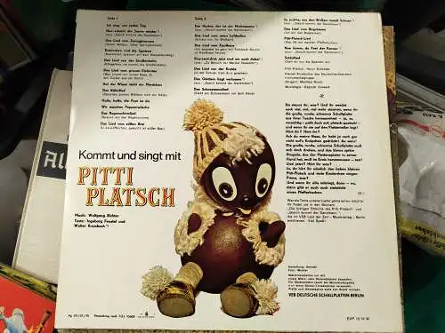 Kommt und singt mit Pitti Platsch - LP