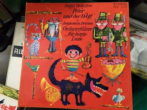 Serhej Prokofiew - Peter und der Wolf - Benjamin Britten - Orchesterführer für junge Leute - LP