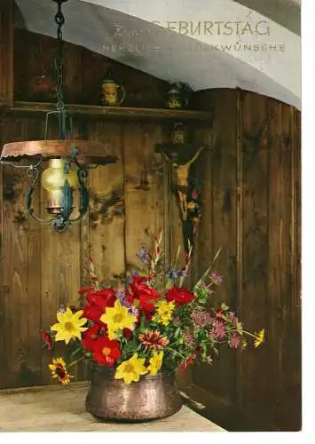 Geburtstagskarte - gelaufen 1976 oder 1978