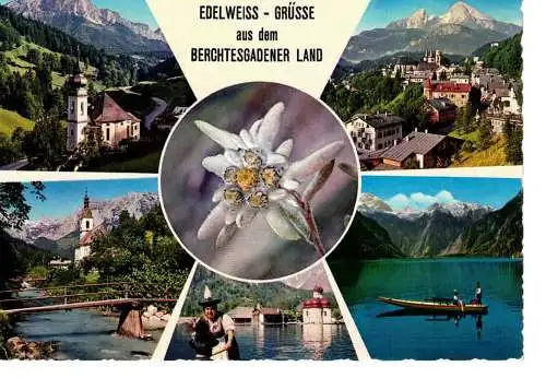 Ansichtskarte Berechtesgadener Land - gelaufen 1974