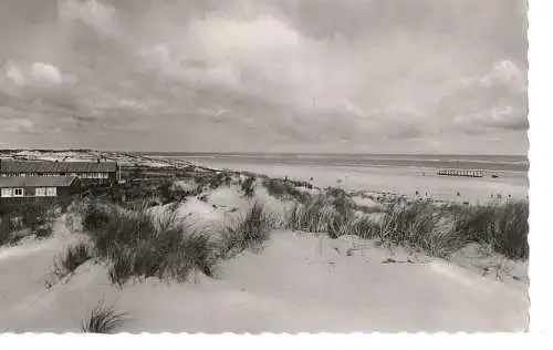 Ansichtskarte Nordseebad Norderney - Weiße Düne - gelaufen 1956