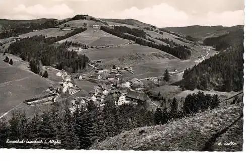 Ansichtskarte Kreuzthal-Eisenbach im Allgäu - gelaufen 