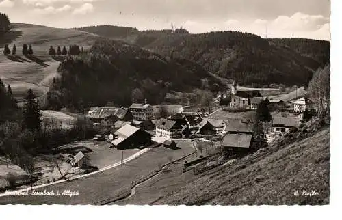 Ansichtskarte Kreuzthal-Eisenbach im Allgäu - gelaufen 