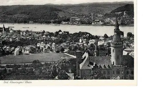 Ansichtskarte Bad Hönningen / Rhein - gelaufen 1957