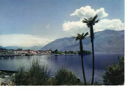 Ansichtskarte Ascona (Lago Maggiore) - gelaufen  1960